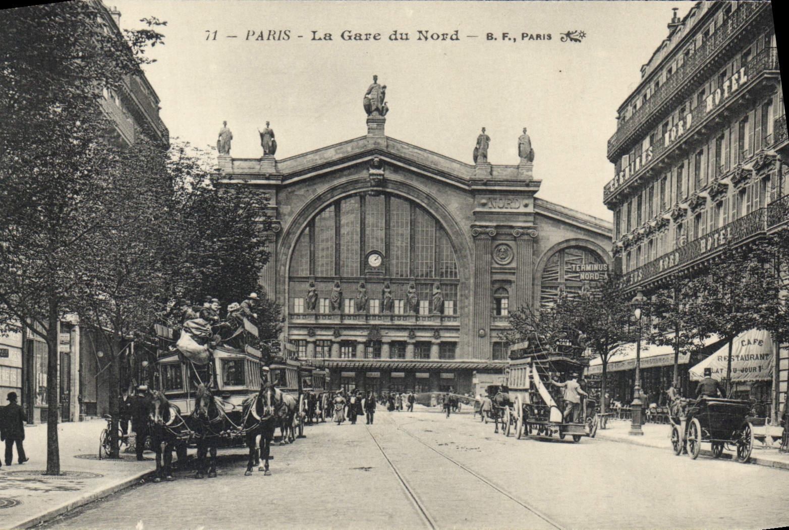 CPA Paris La Gare du Nord