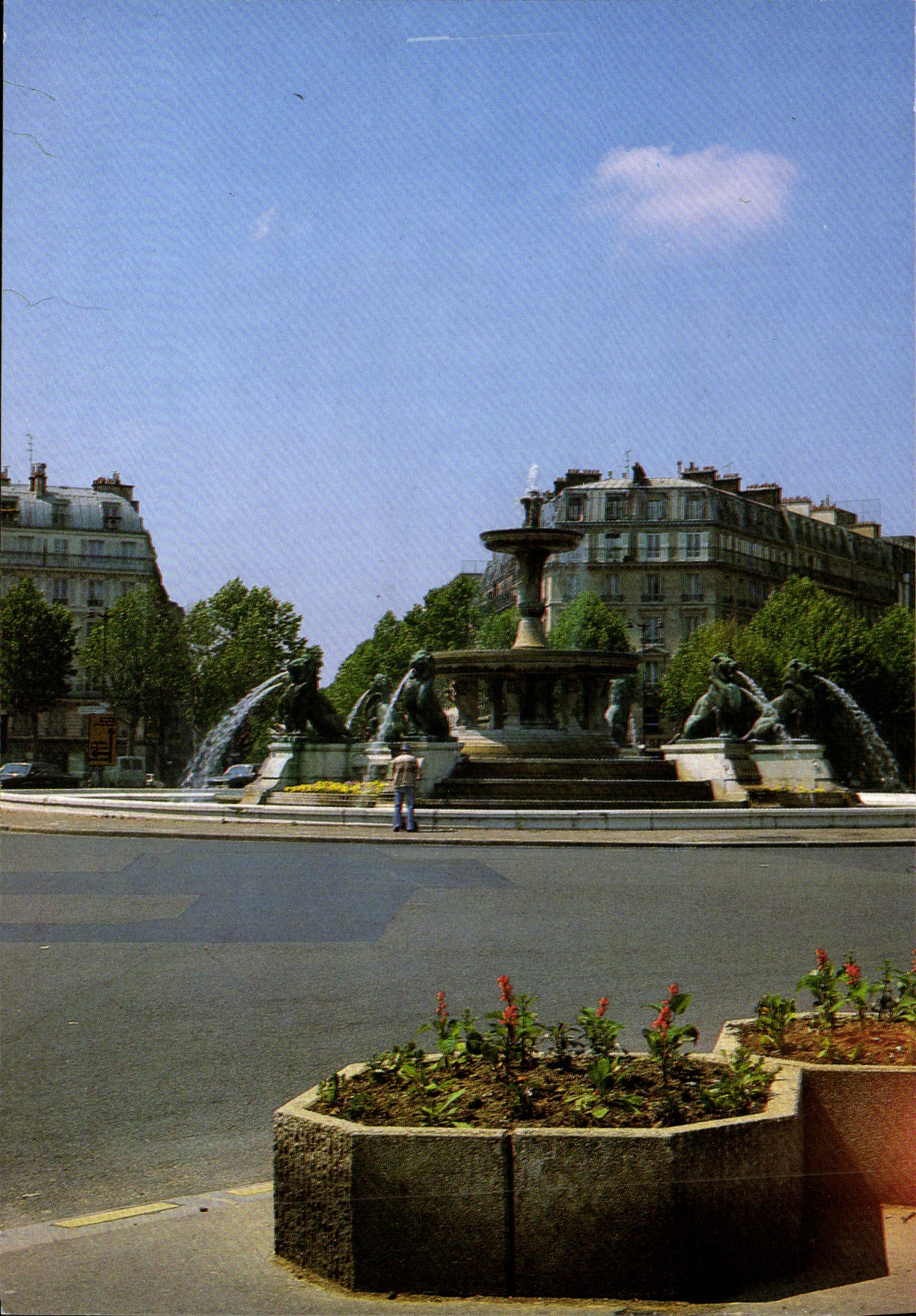 CPSM Paris Place Felix Eboue 