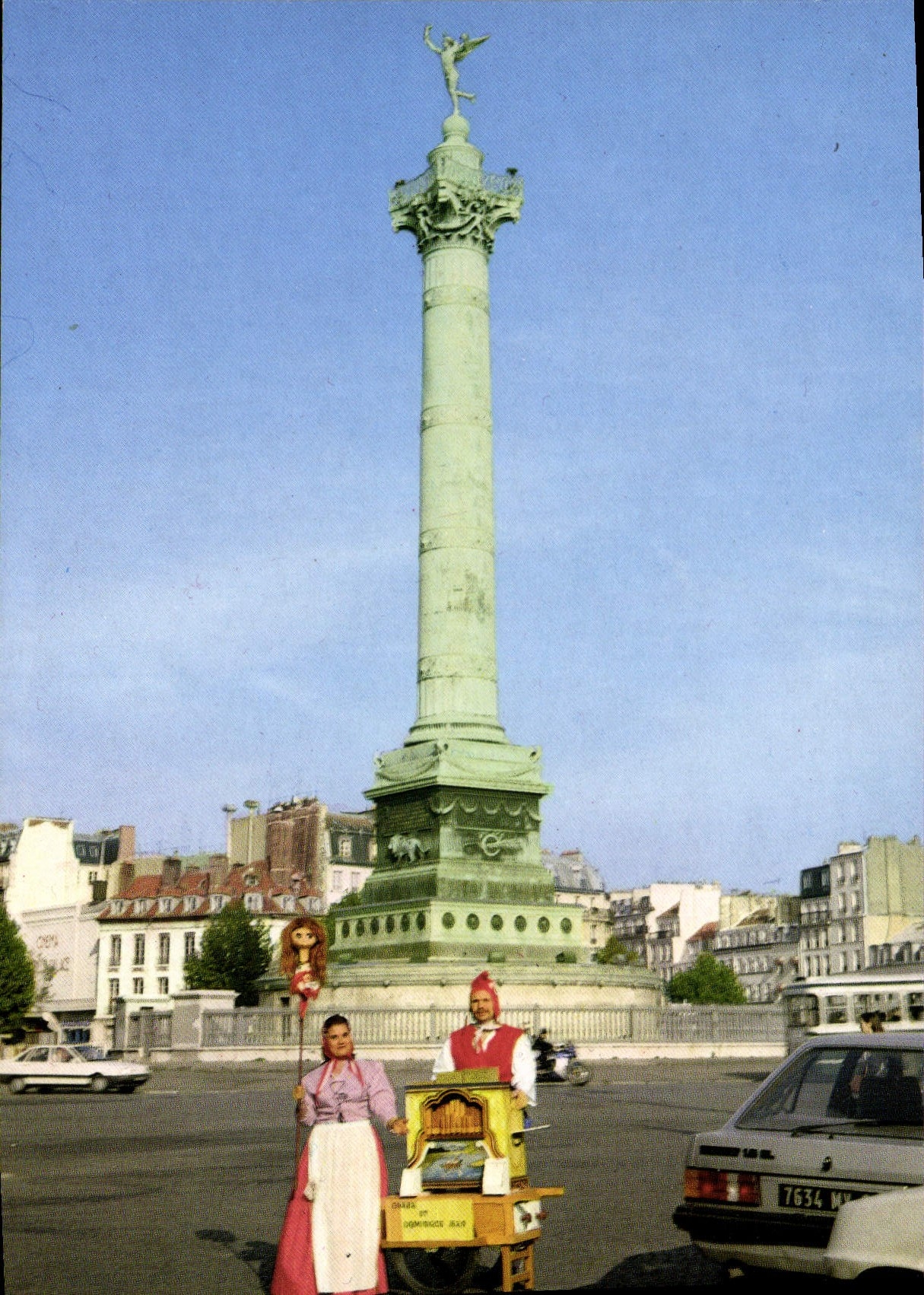 CPSM Paris Place de la Bastille