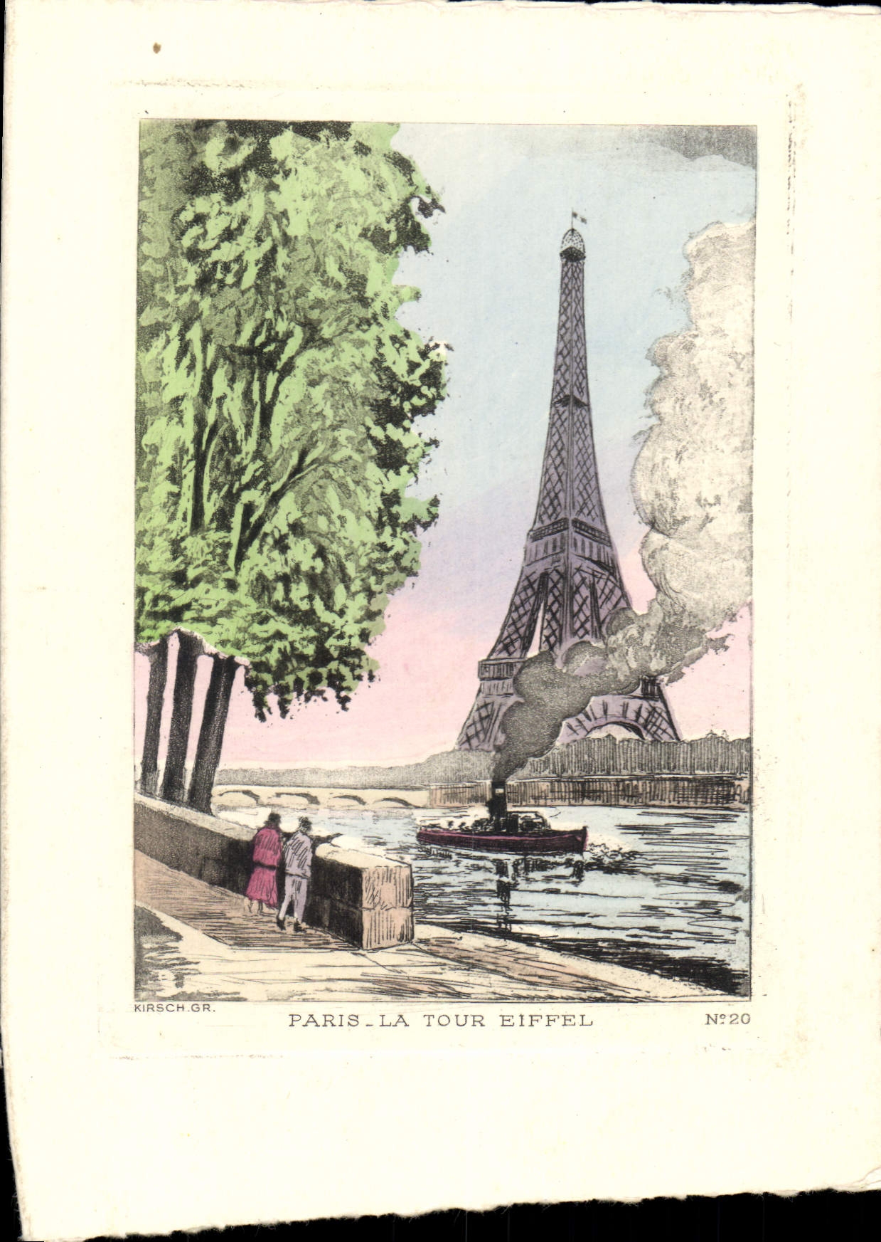 CPSM Paris La Tour Eiffel 