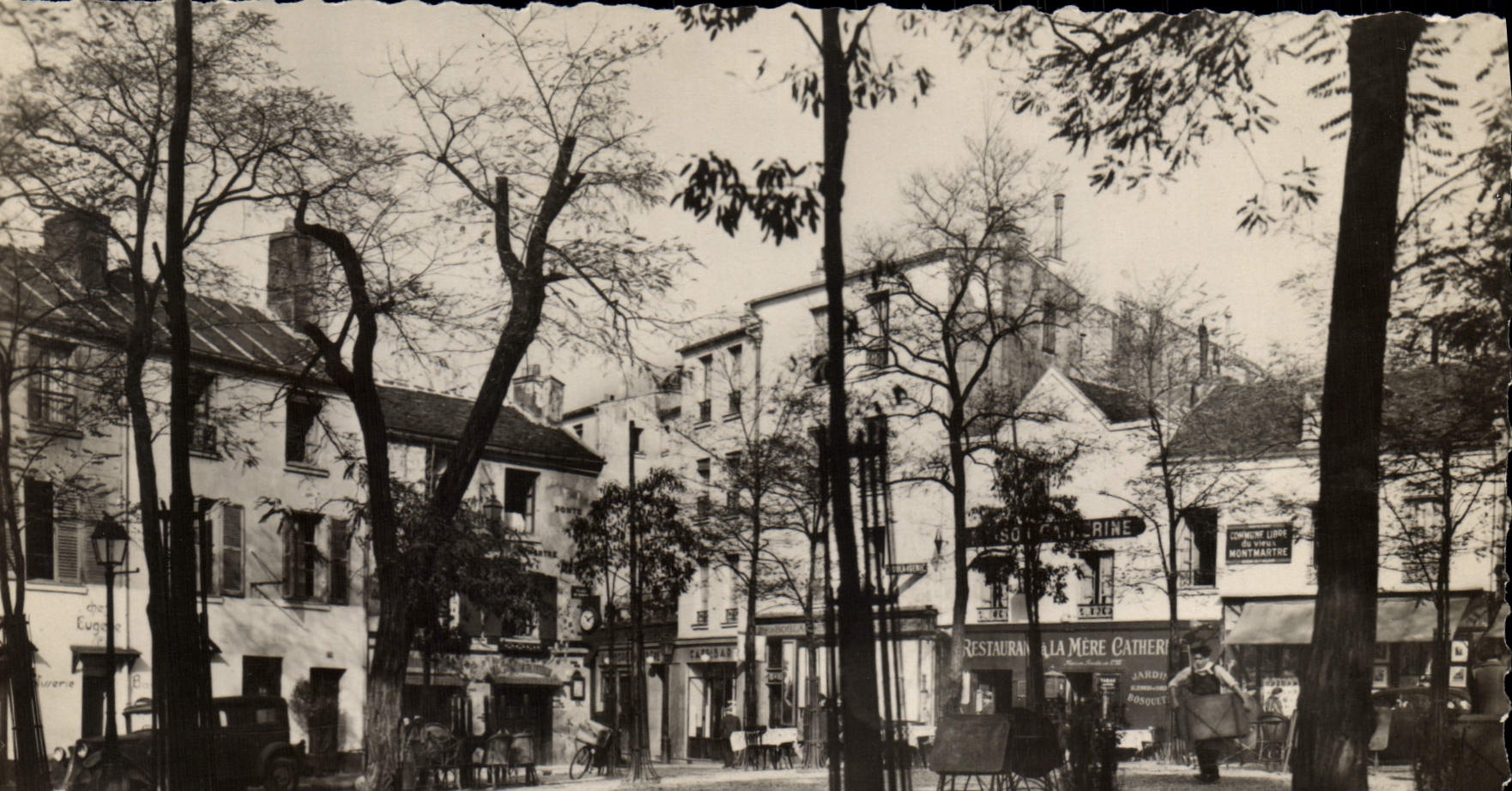 CPSM Paris et les Merveilles Le vieux Montmarte La Place du Tertre