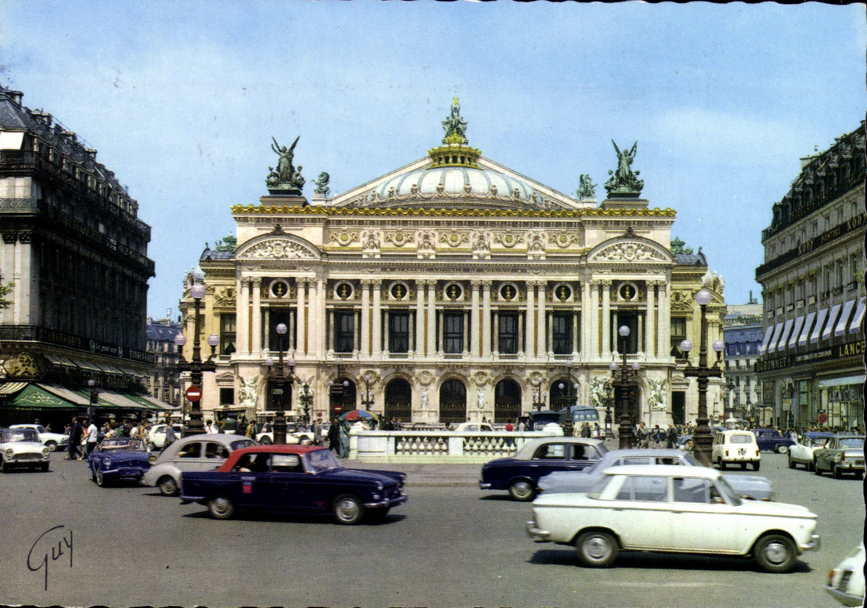 CPSM Paris La Place de l'opéra