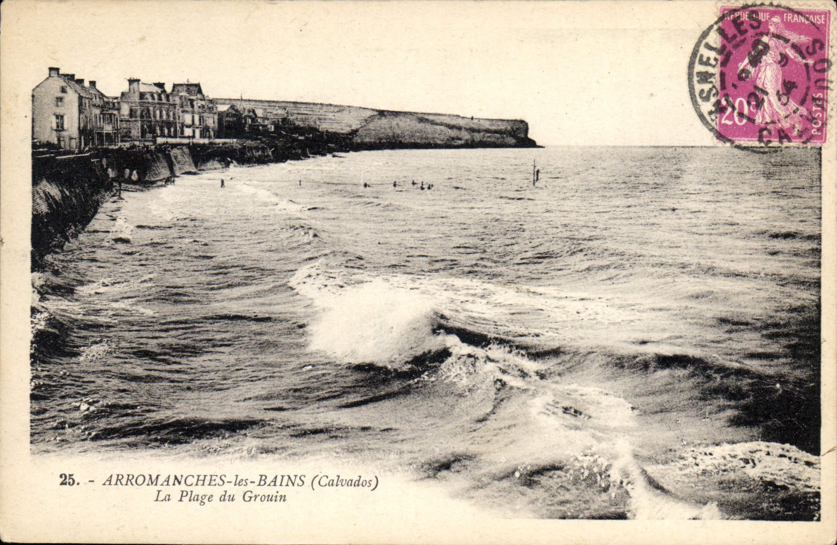CPA Arromanches les Bains Calvados La Plage du Grouin