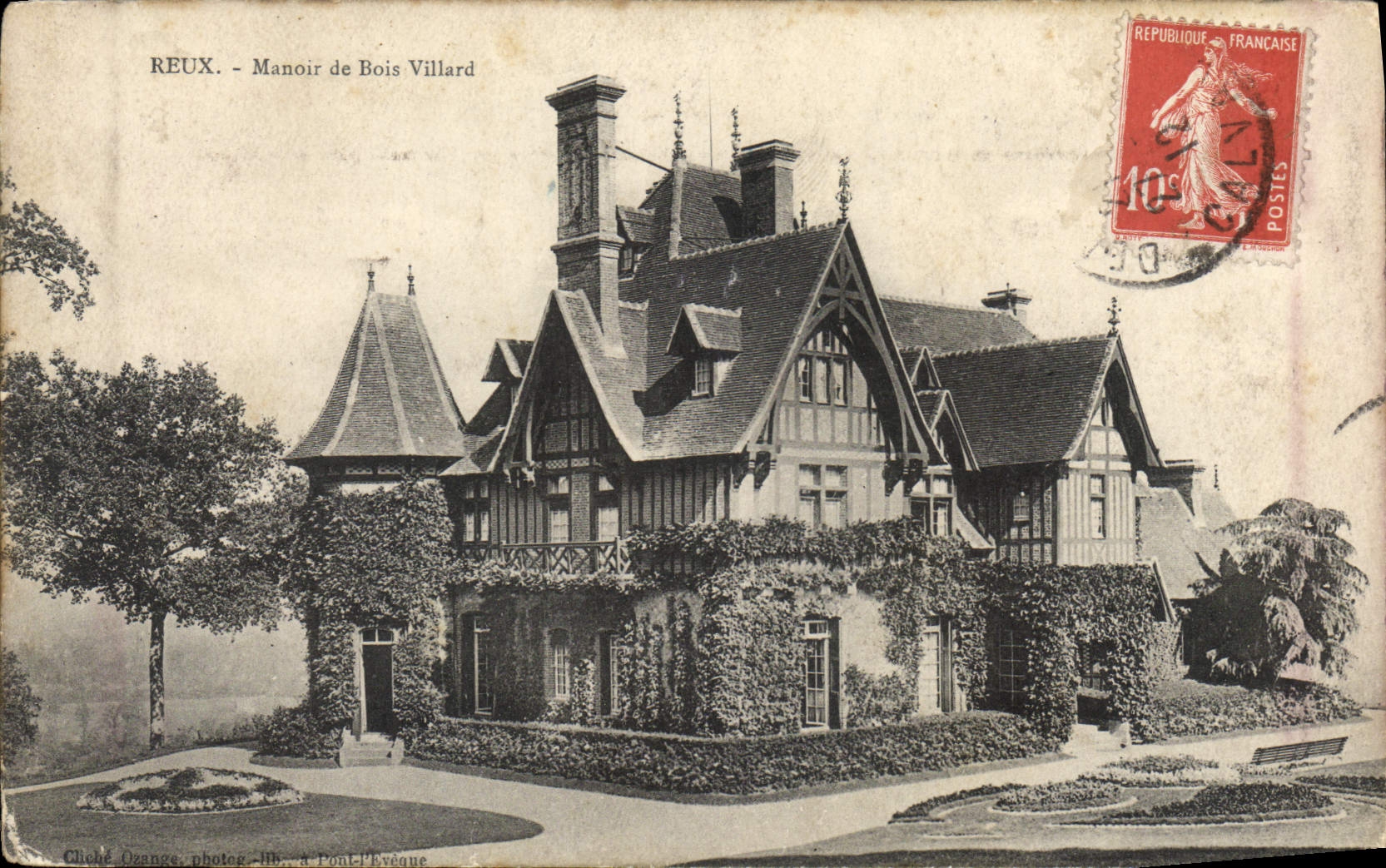 CPA Reux Manoir de Bois Villard 