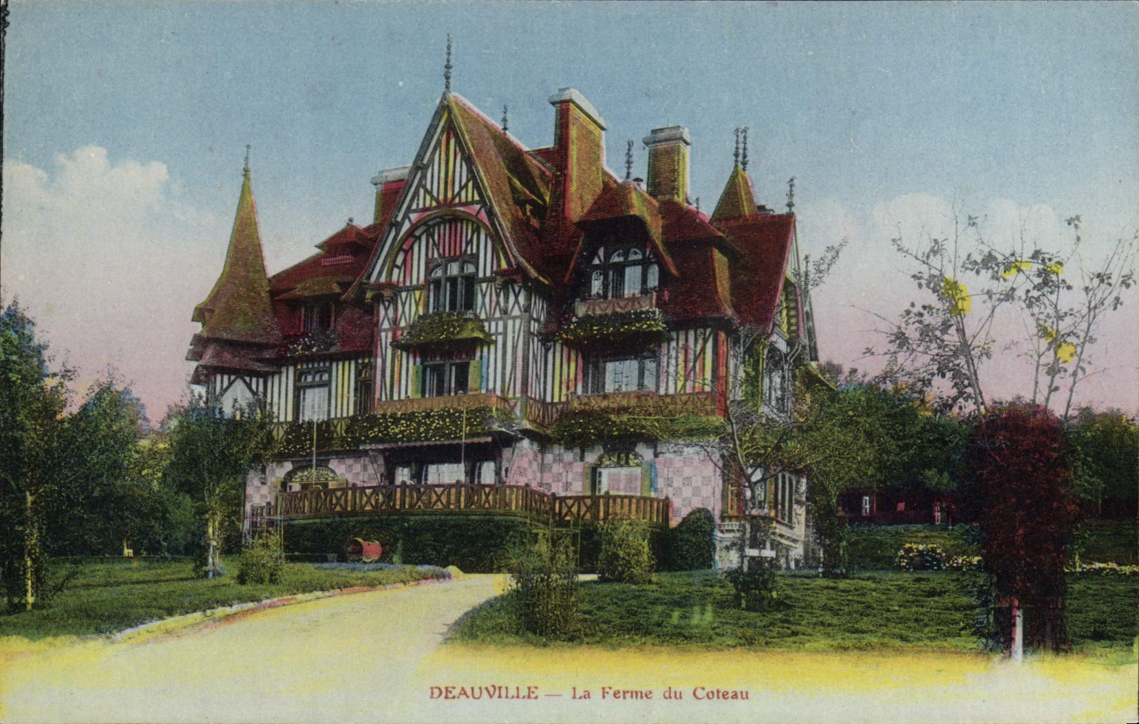 CPA Deauville La Ferme du Coteau 