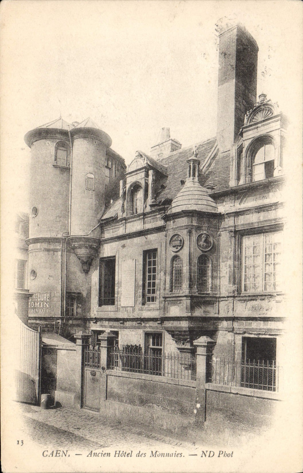 CPA Caen Ancien Hotel des Monnais 