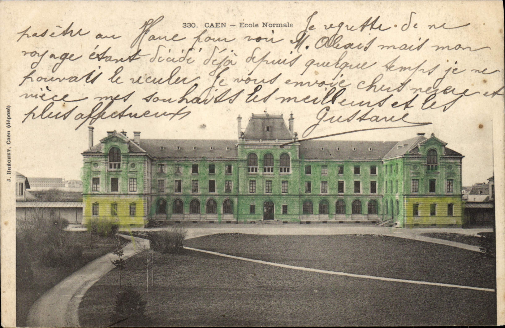 CPA Caen Ecole Normale 