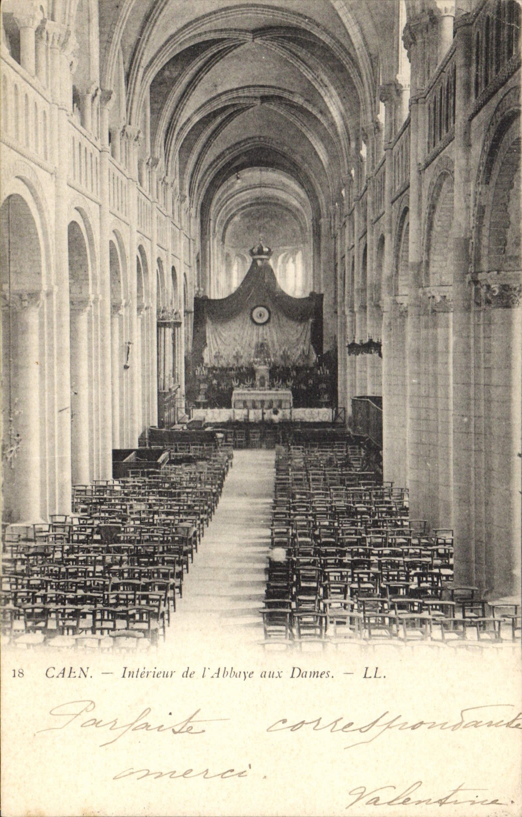 CPA Caen Interieur de l'Abbaye aux Dames 