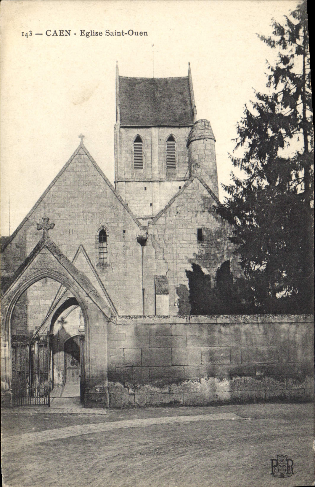 CPA Caen L'Eglise de St Ouen 