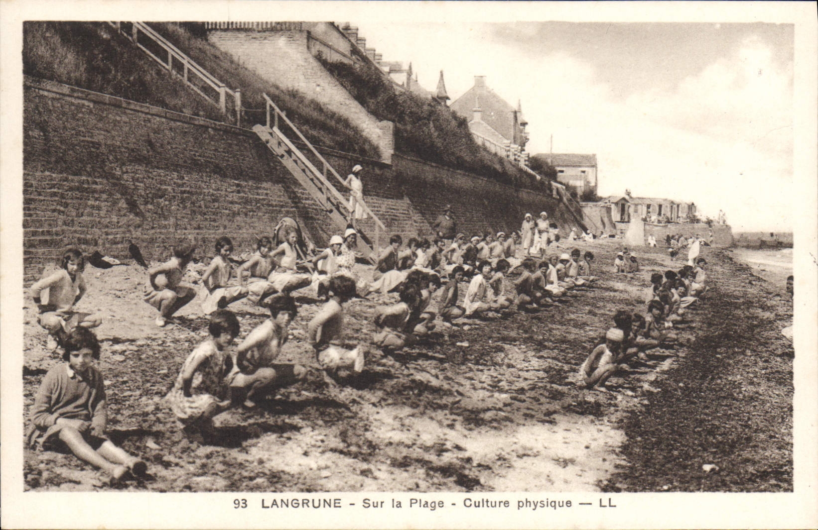 CPA Langrune sur La Plage culture physique