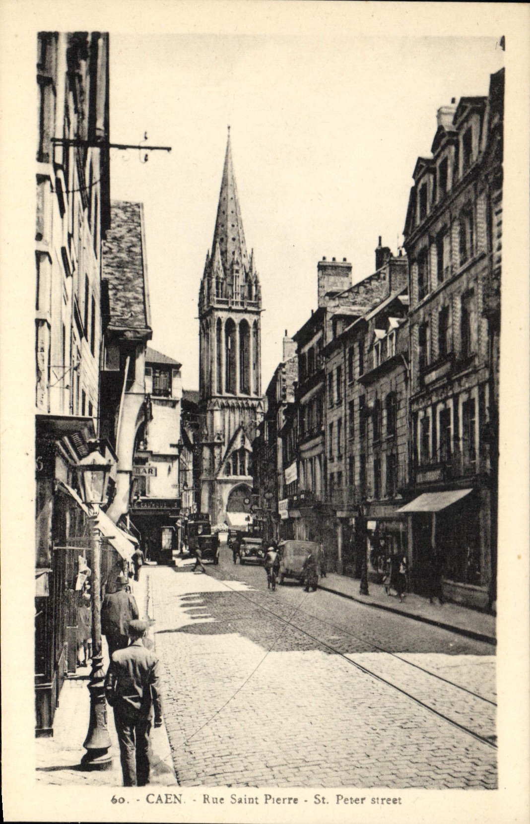 CPA Caen Rue St Pierre 