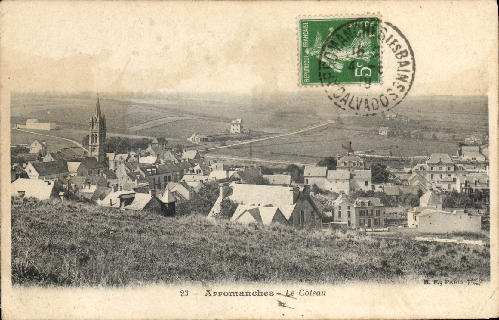CPA Arromanches Le Coteau 