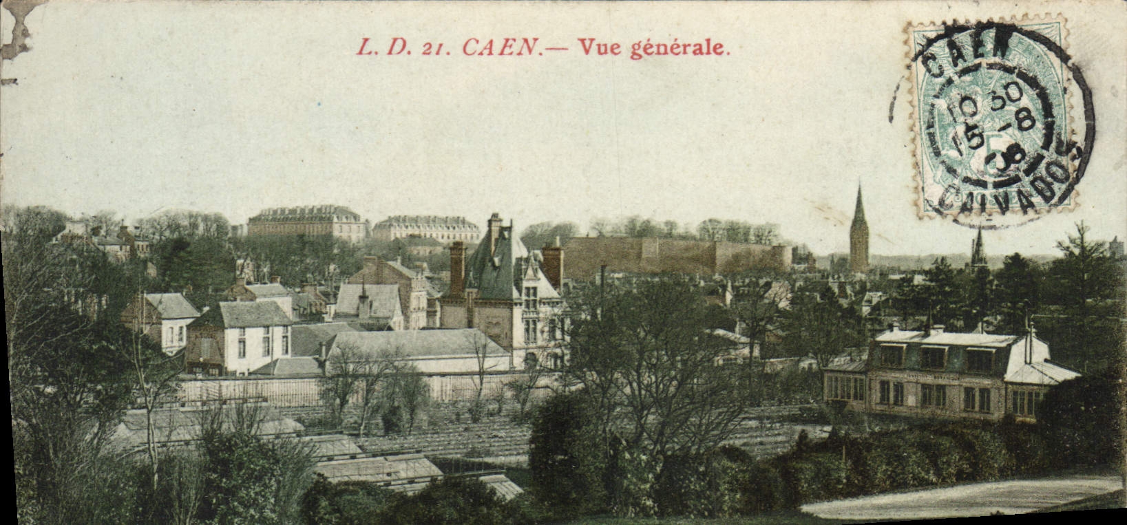 CPA Caen vue generale 