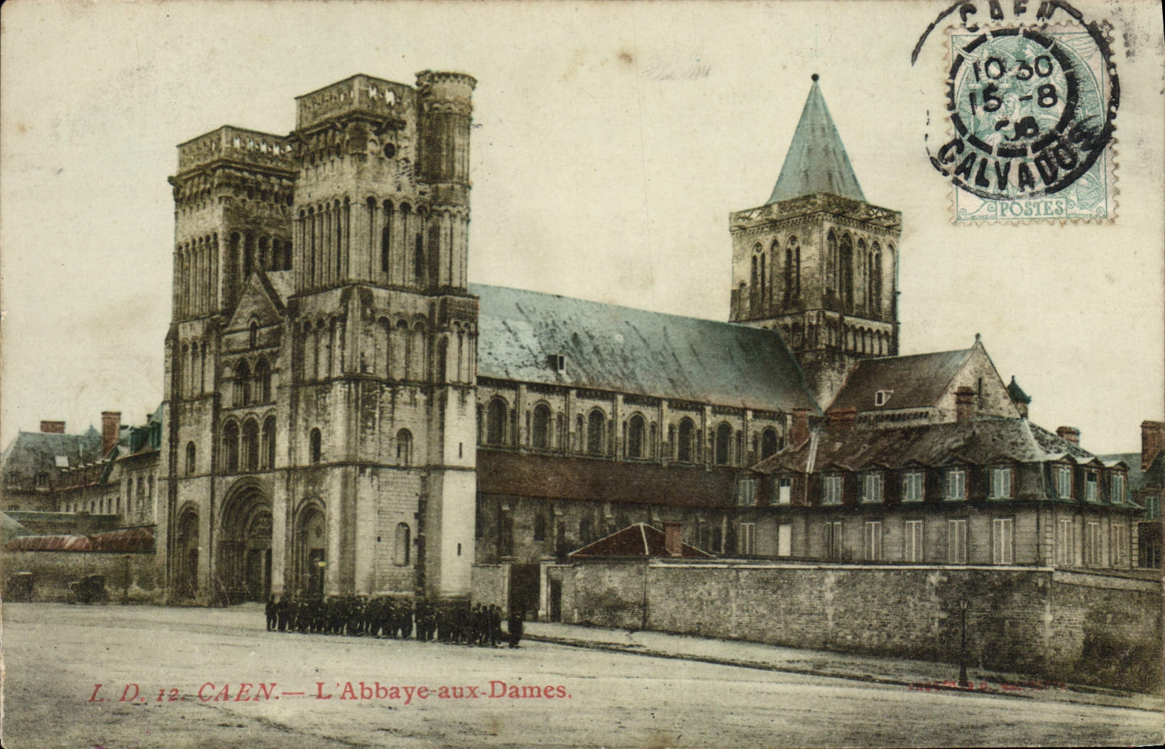 CPA Caen l'Abbaye aux Dames 