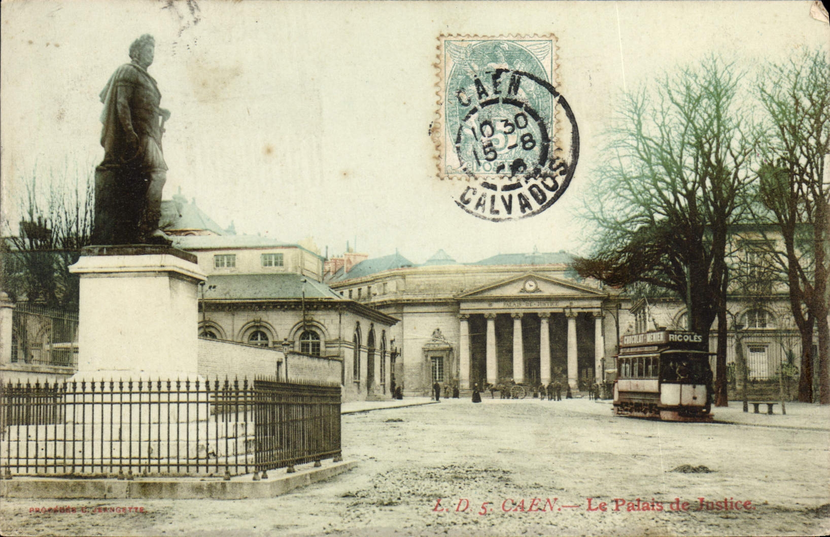 CPA Caen le palais de justice 