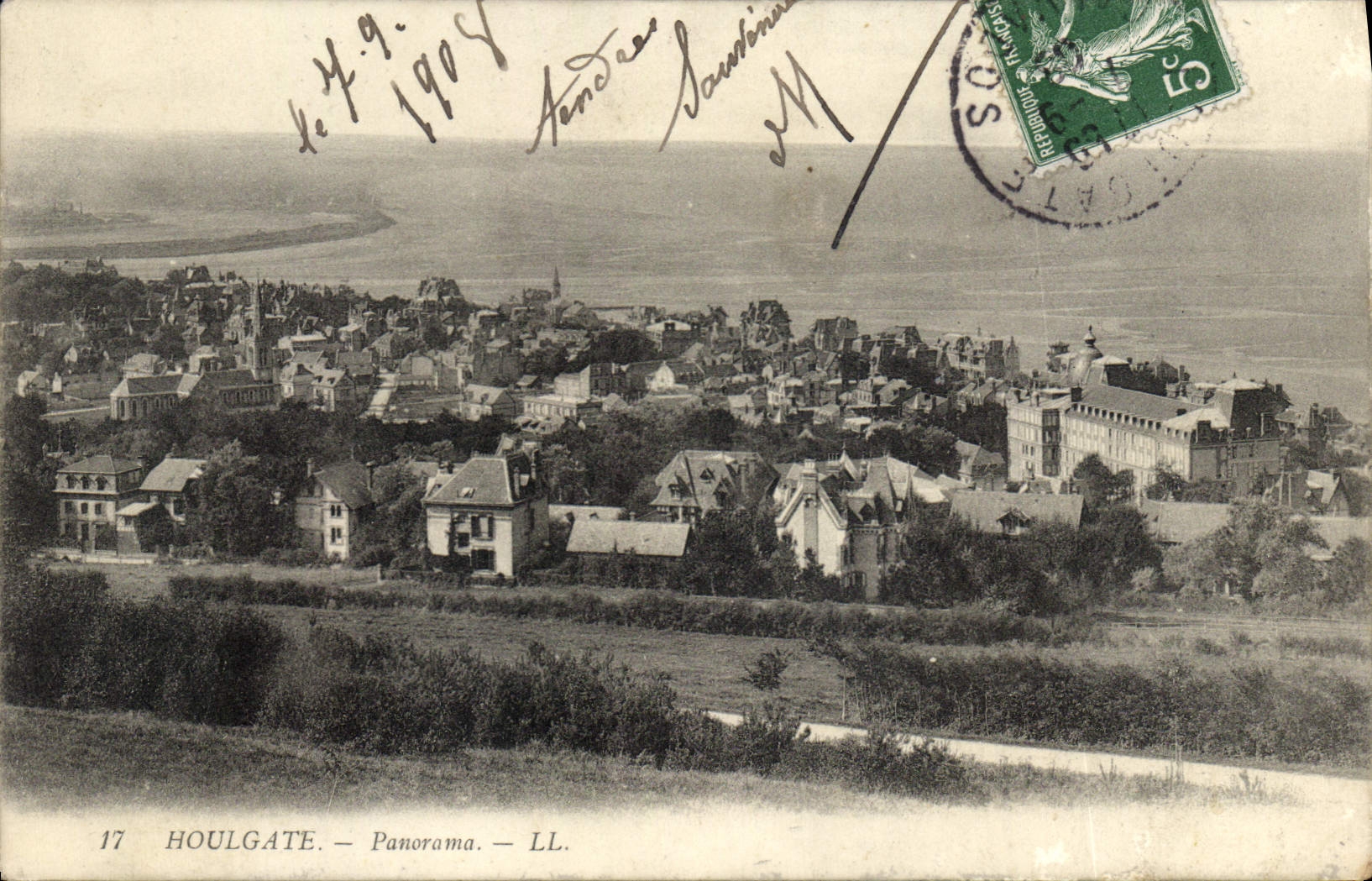 CPA Houlgate Panorama 