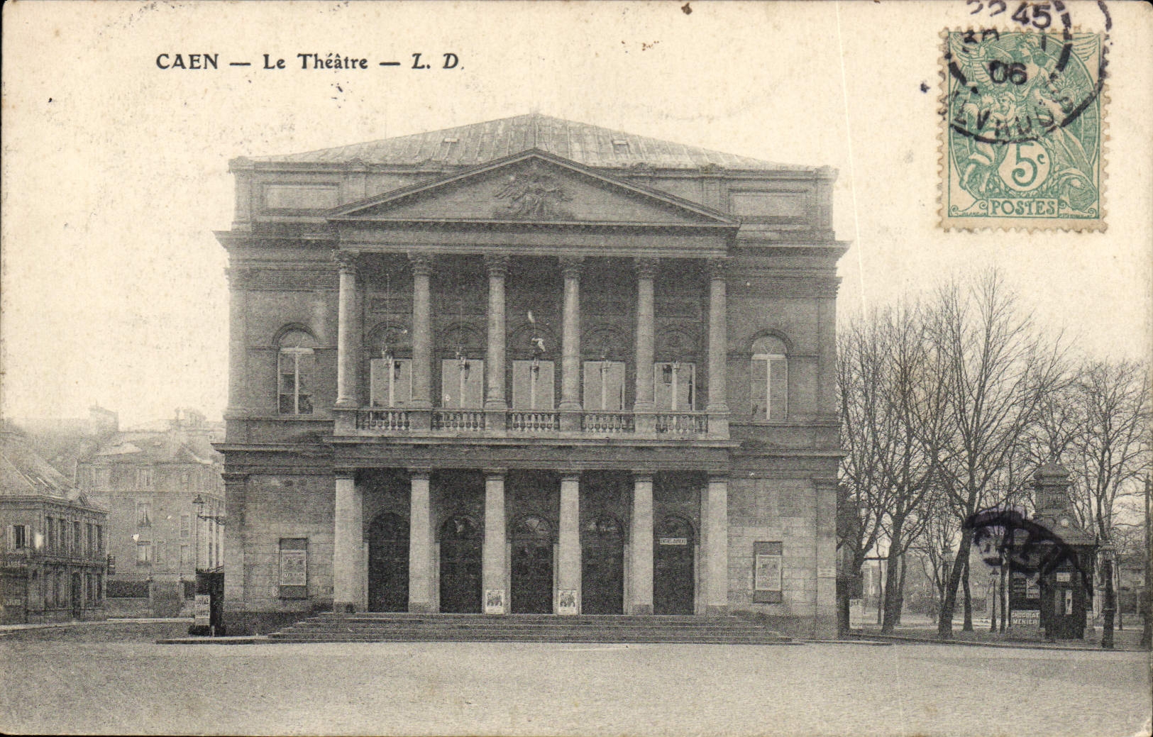 CPA Caen le Theatre 