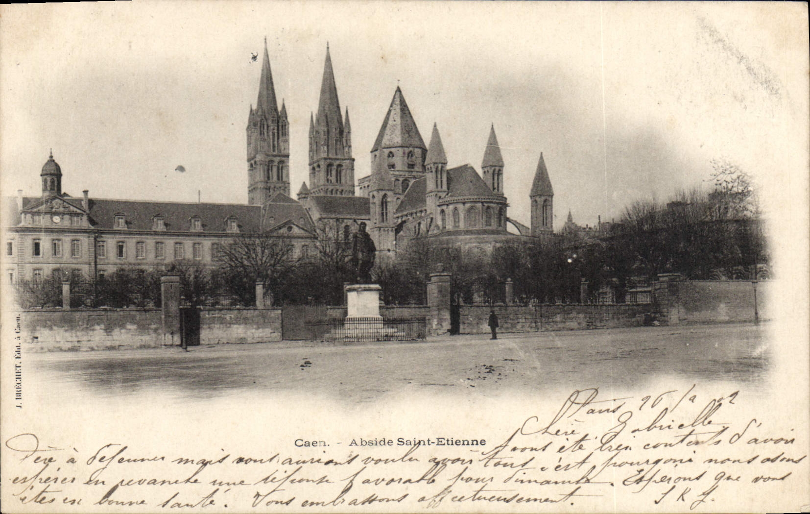 CPA Caen Abside Saint Etienne 