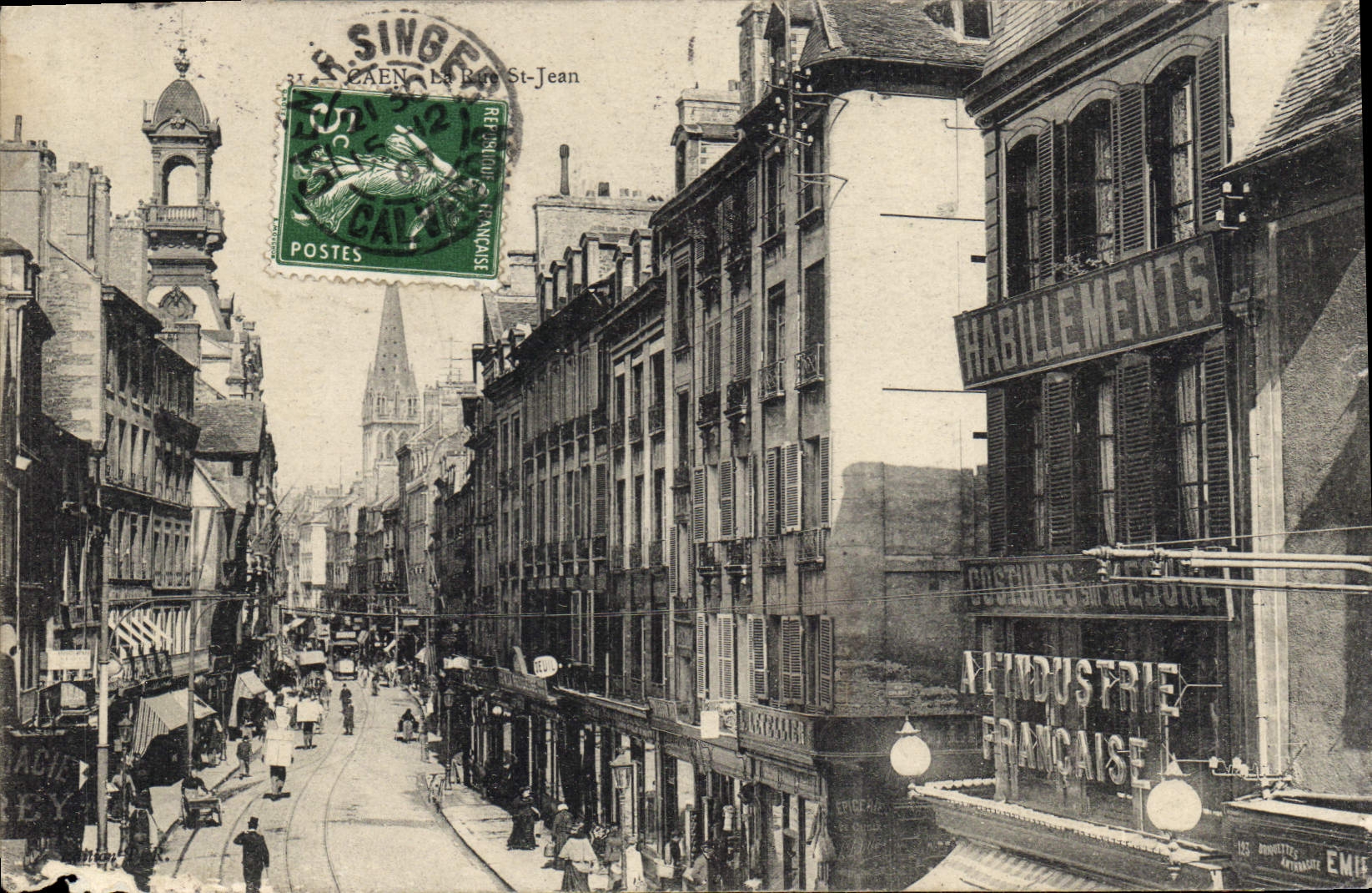 CPA Caen le Bare St Jean 