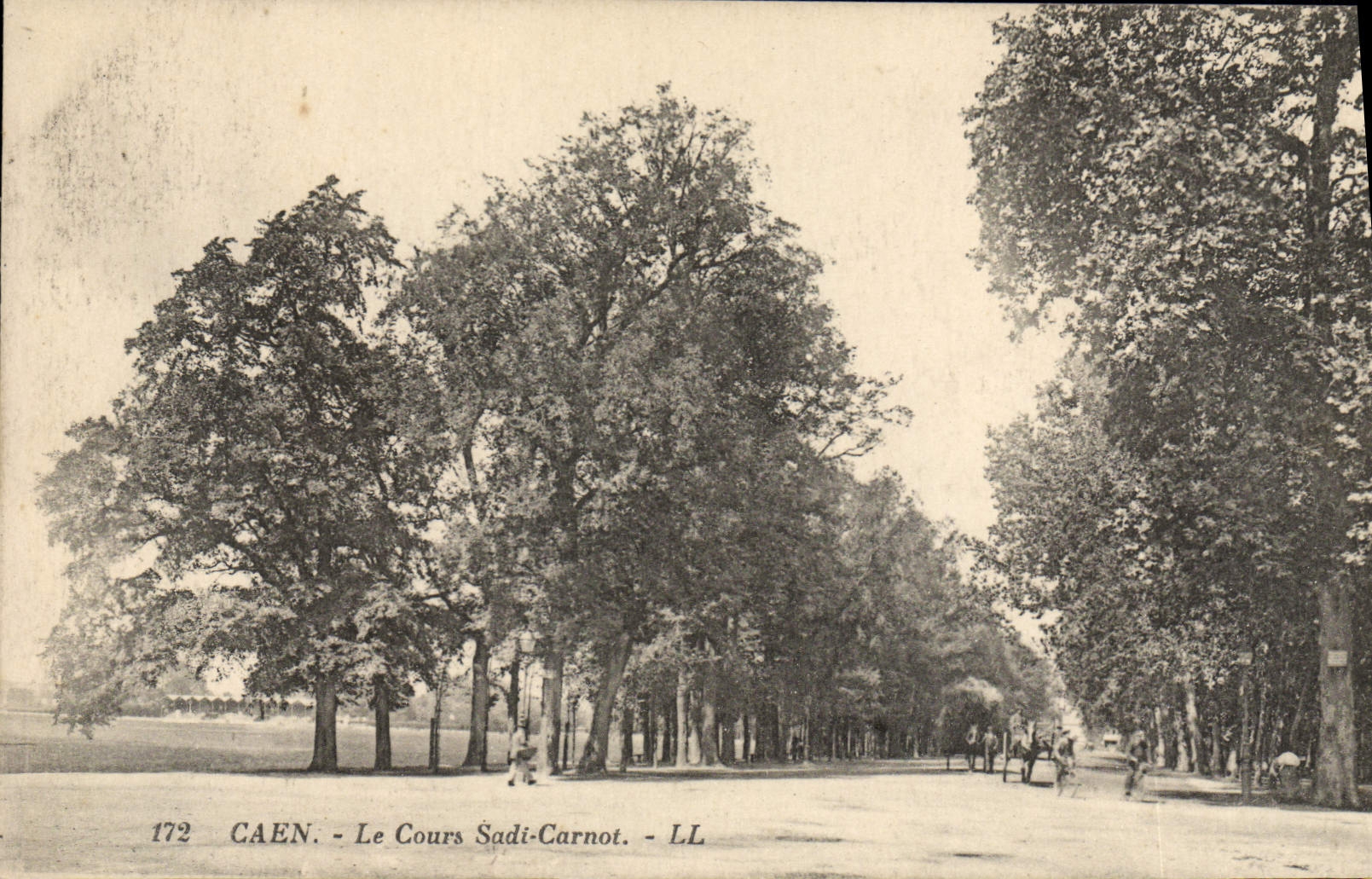 CPA Caen le cours Sadi Carnot 