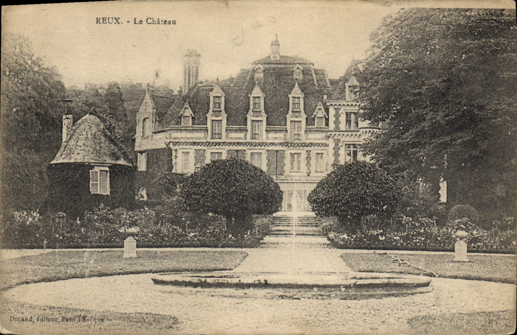 CPA Reux le chateau 