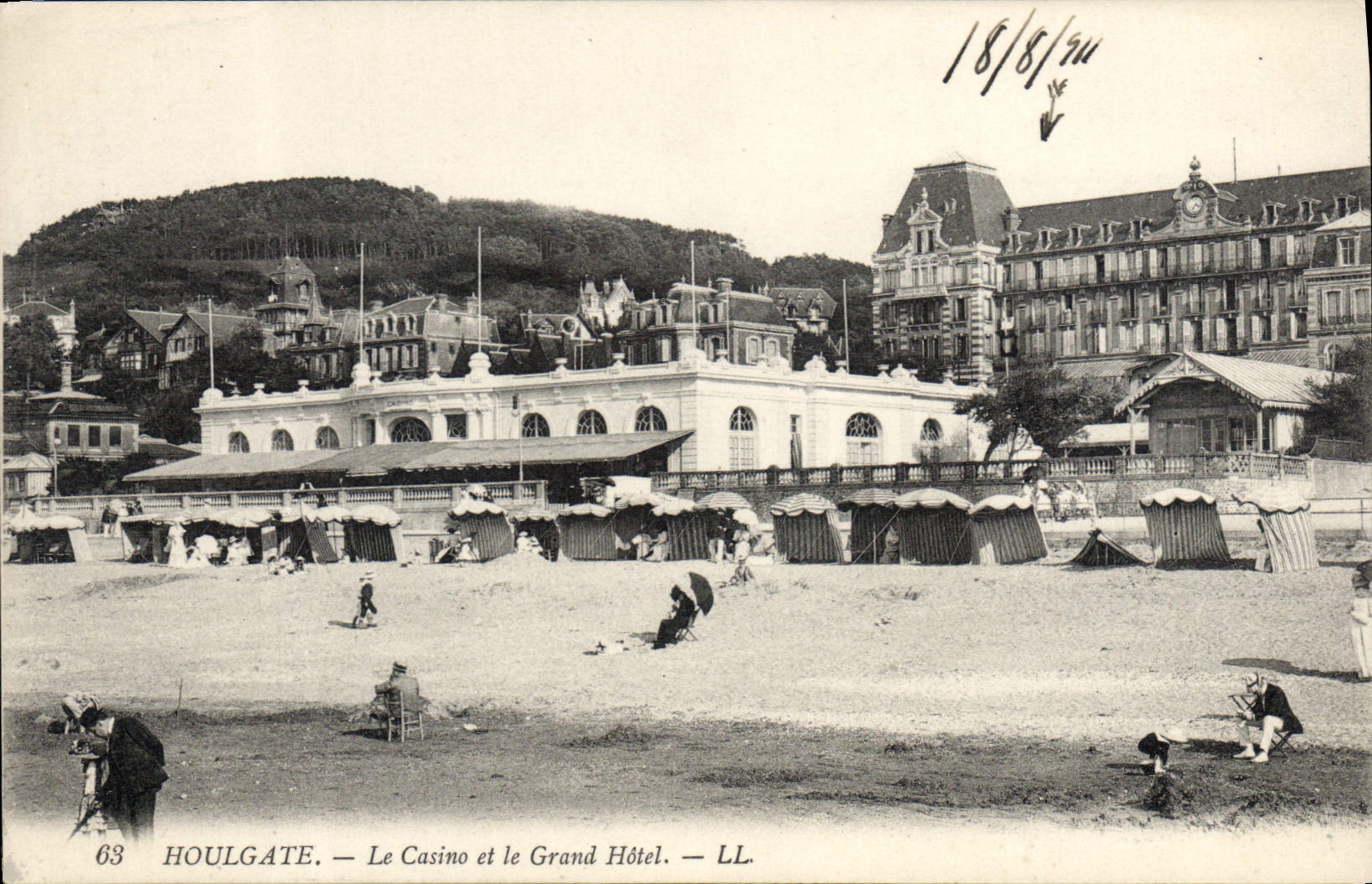 CPA Houlgate le casino et le Grand hotel