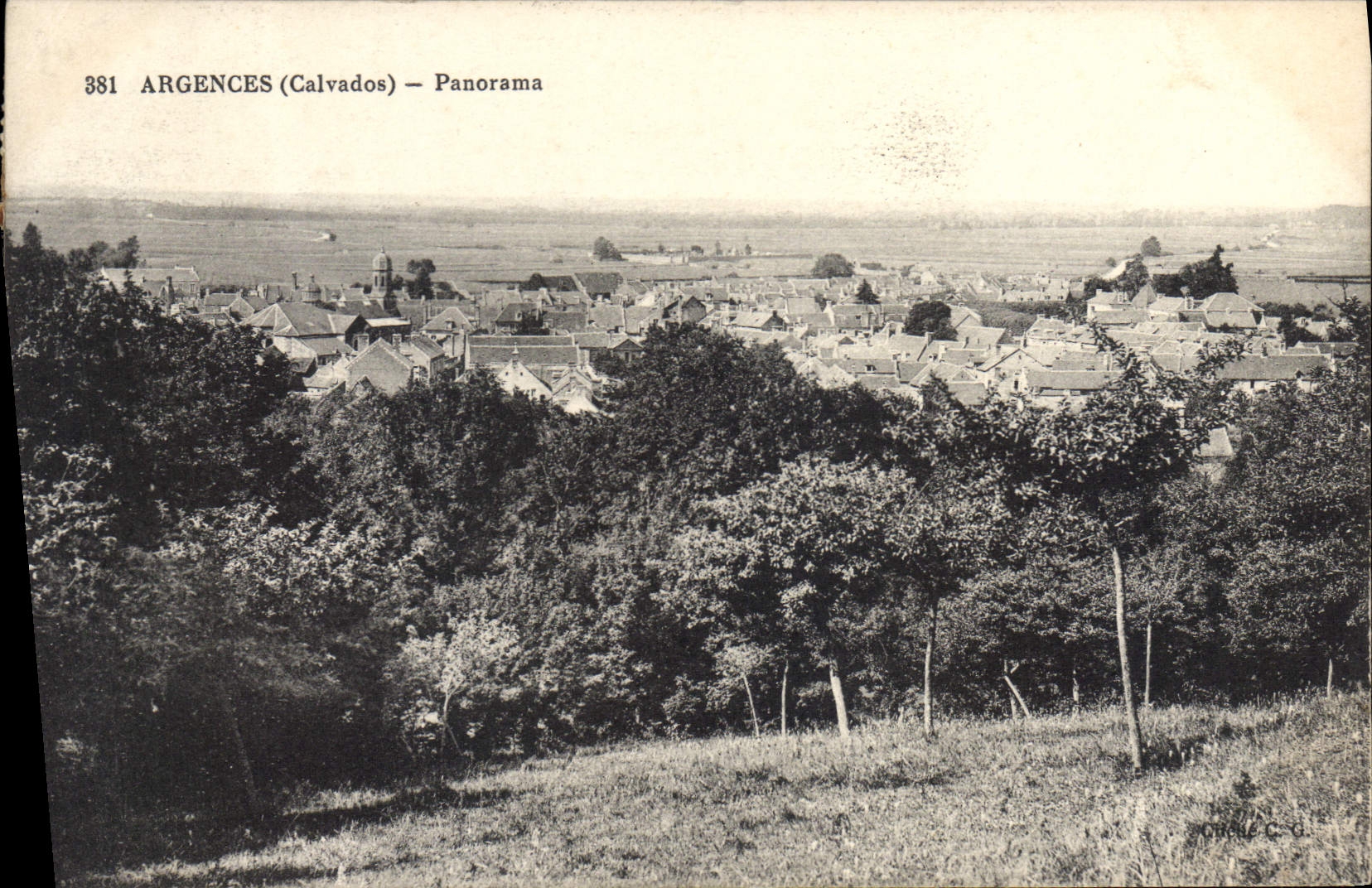 CPA Argences Calvados Panorama 