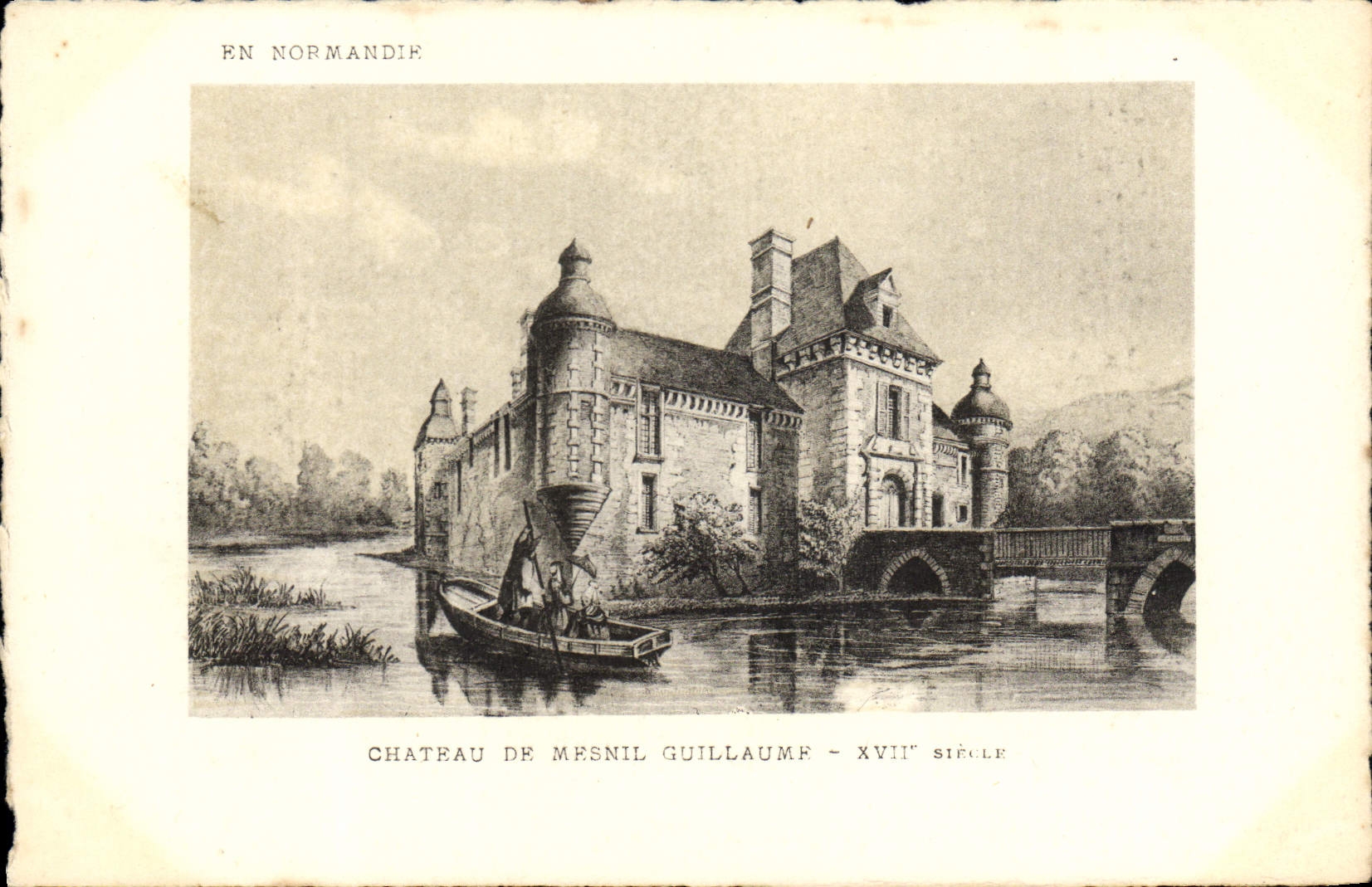 CPA En Normandie Chateau de Mesnil Guillaume XVII siecle 