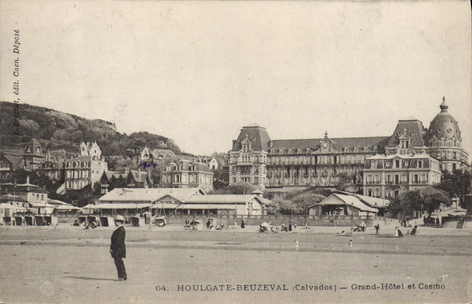 CPA Houlgate Beuzeval Calvados grand hotel et casino