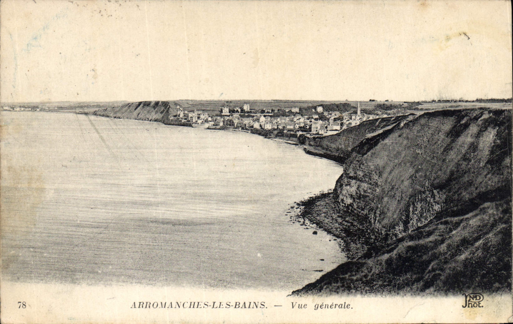 CPA Arromanches les Bains vue generale