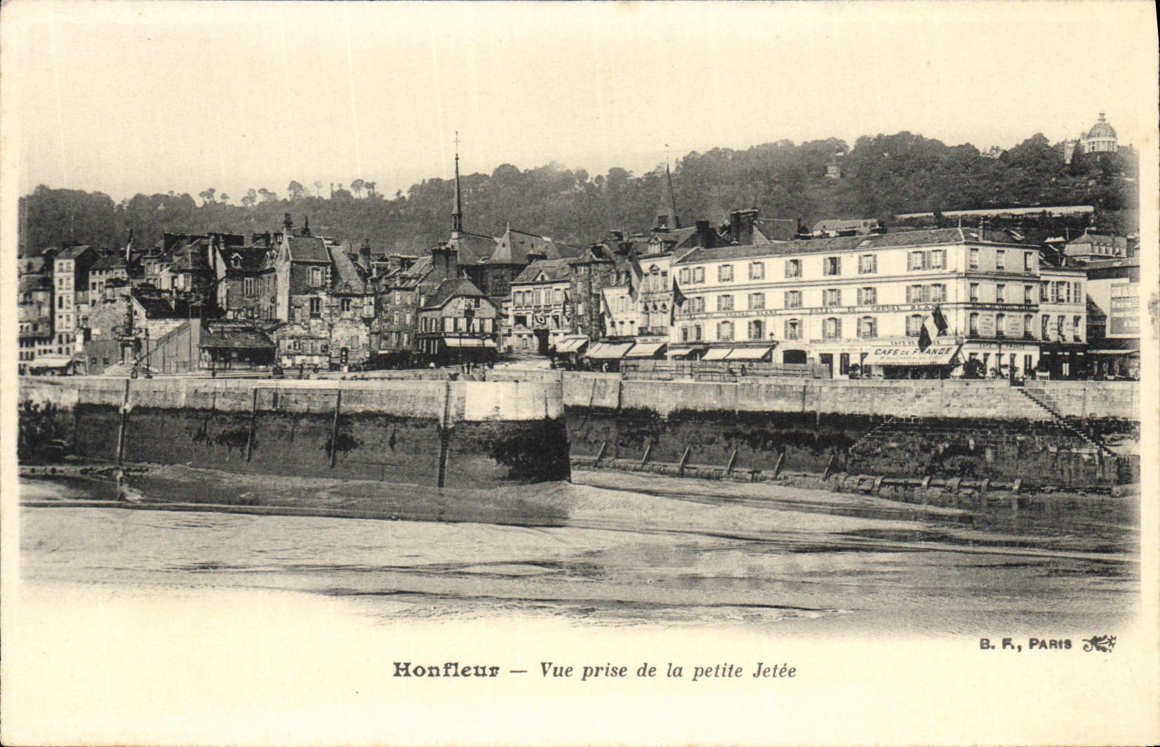 CPA Honfleur vue prise de la petit Jetee