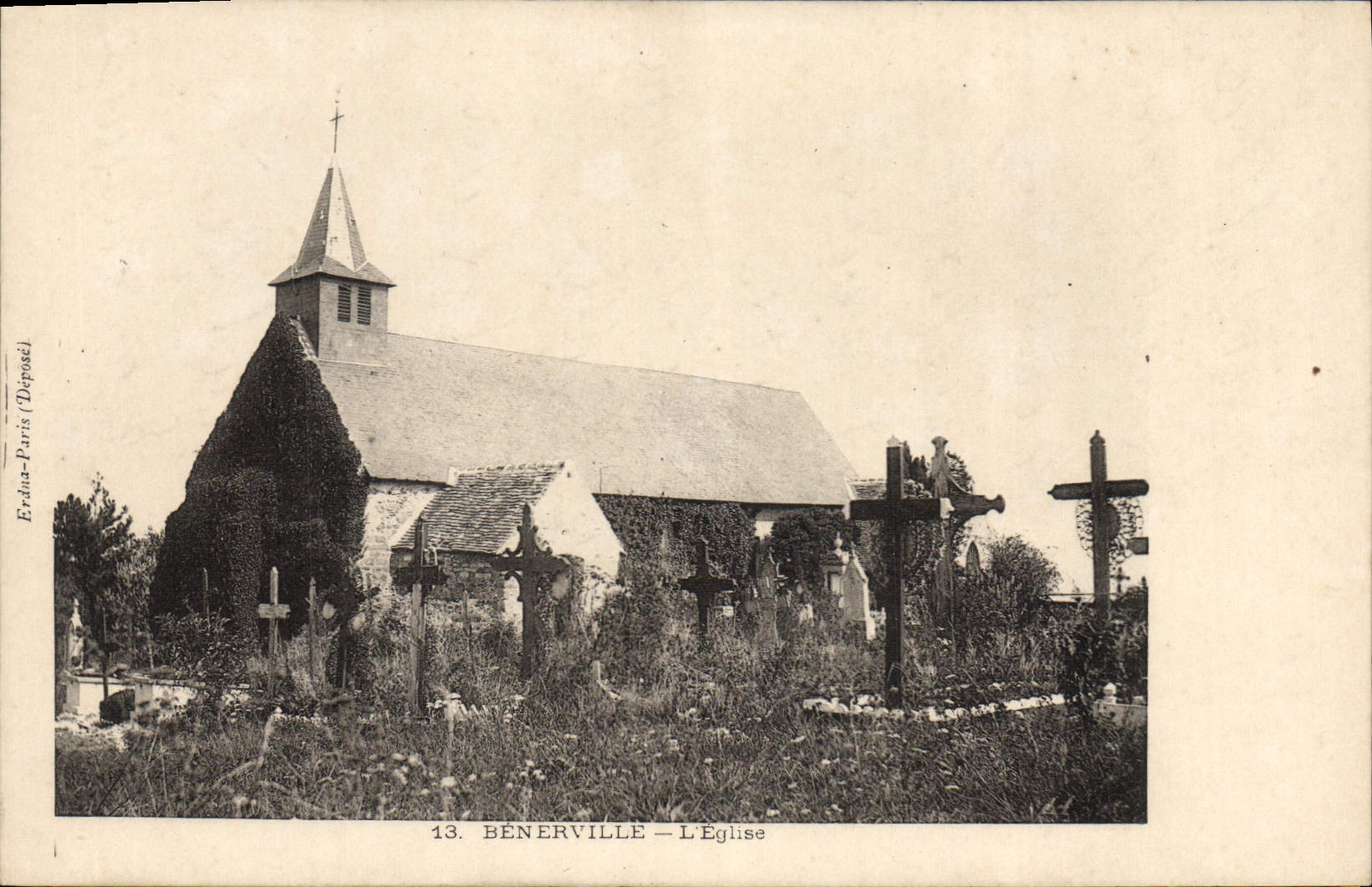 CPA Benerville l'eglise 