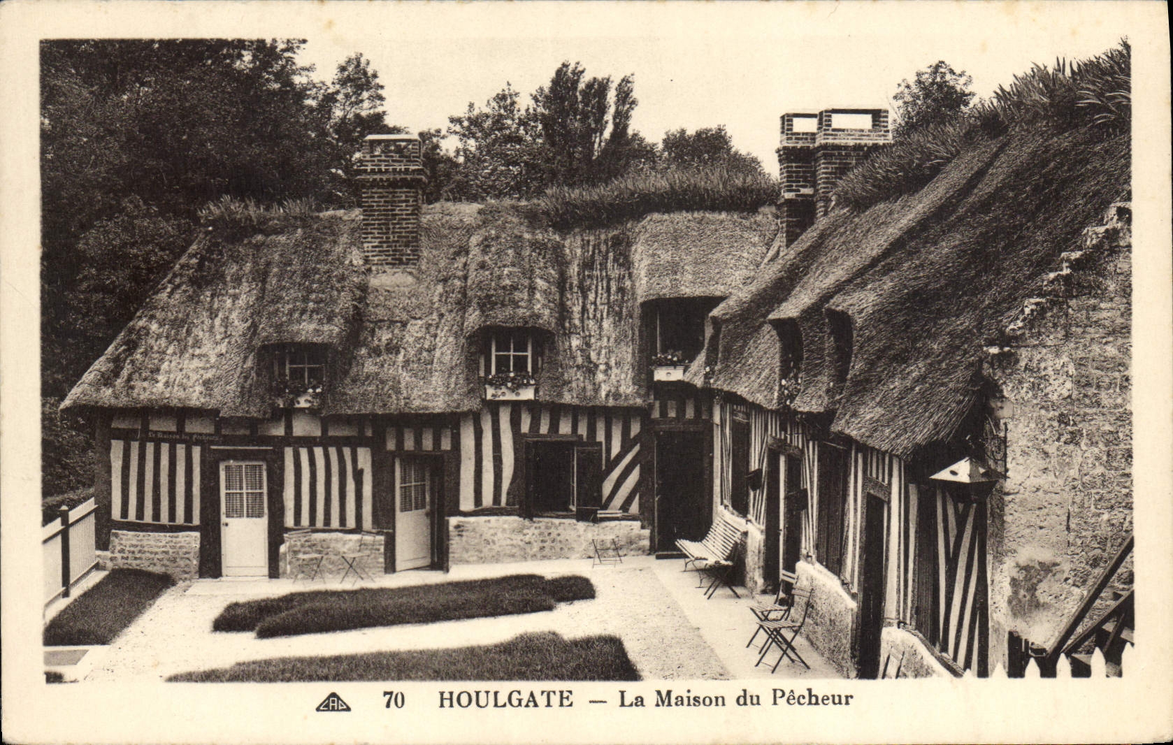 CPA Houlgate la maison du Pecheur 