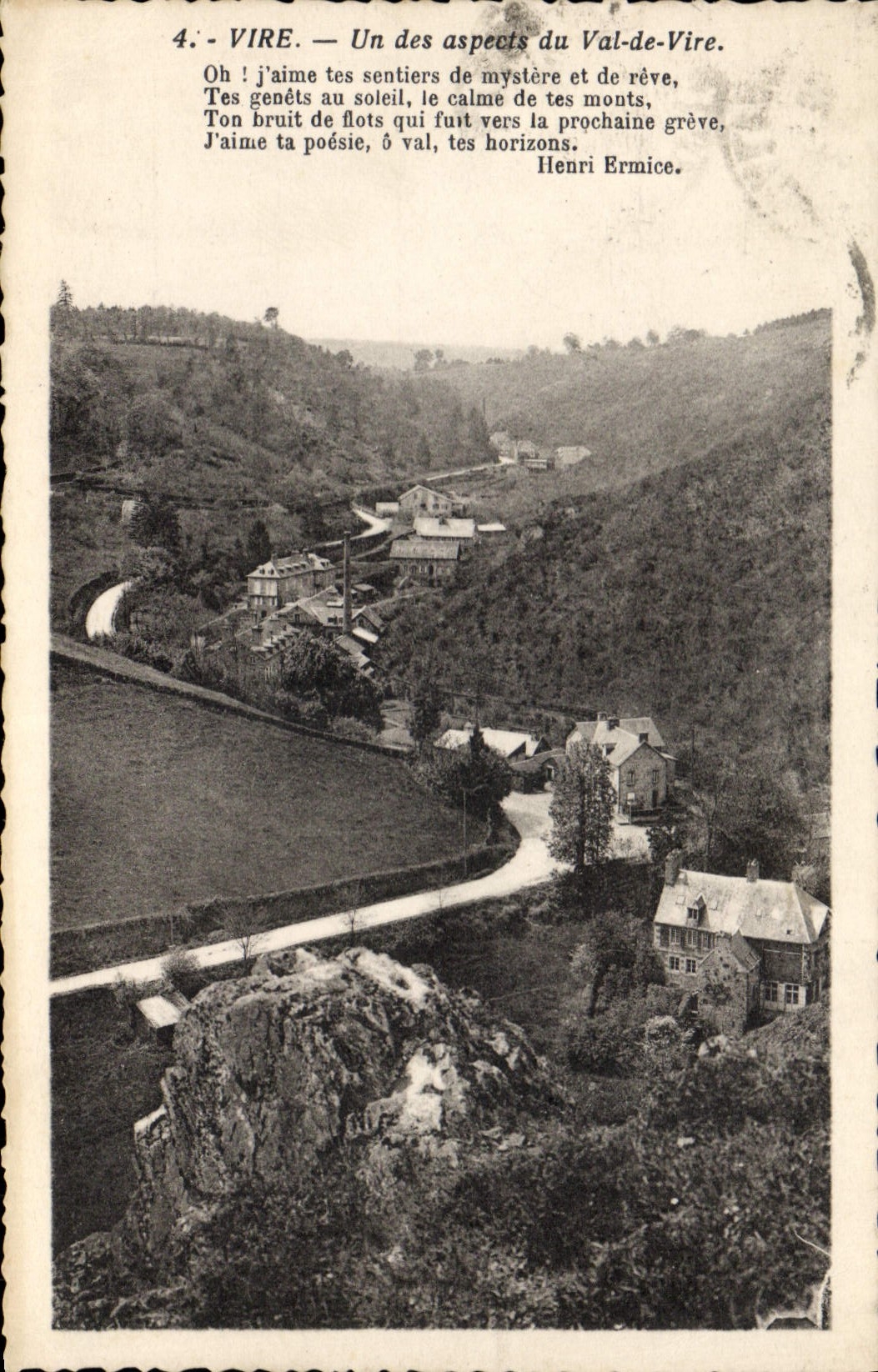 CPA Vire un des aspects du Val de Vire 