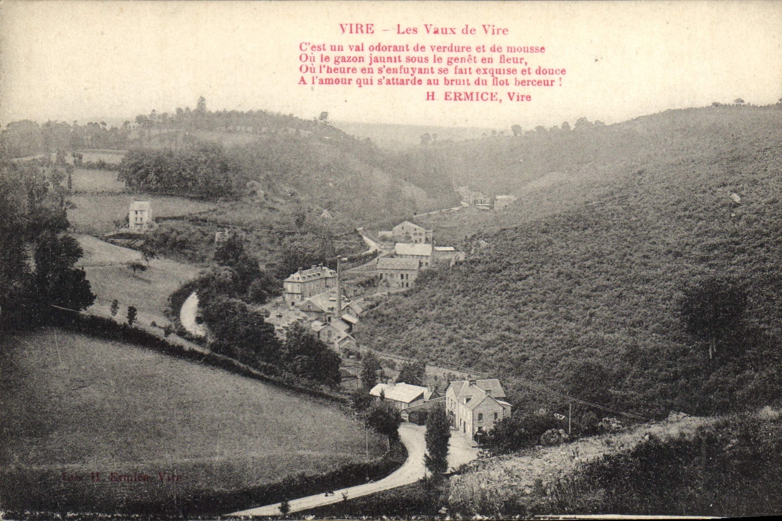 CPA Vire les vaux de Vire 