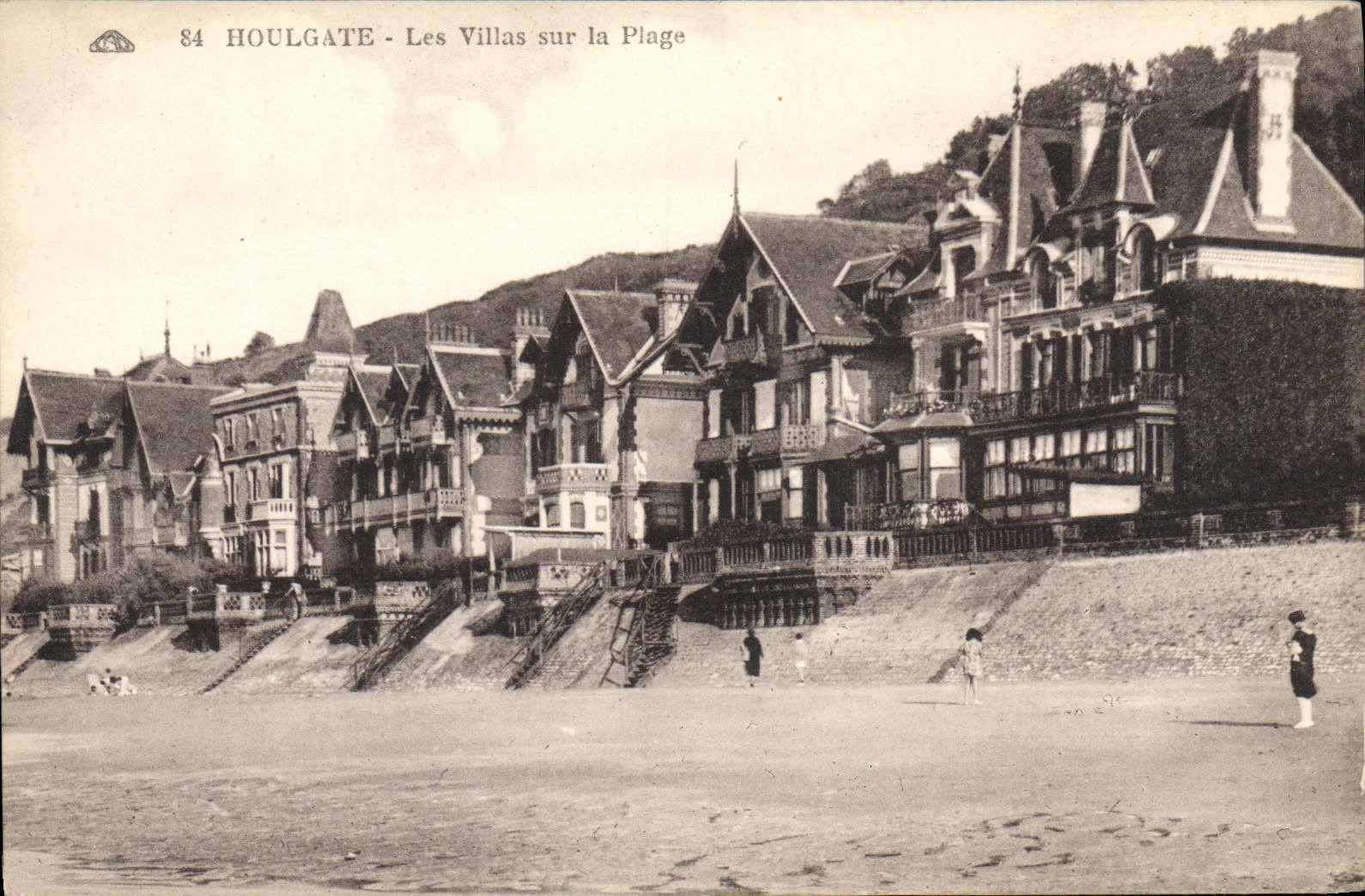 CPA Houlgate les Villas sur la plage 