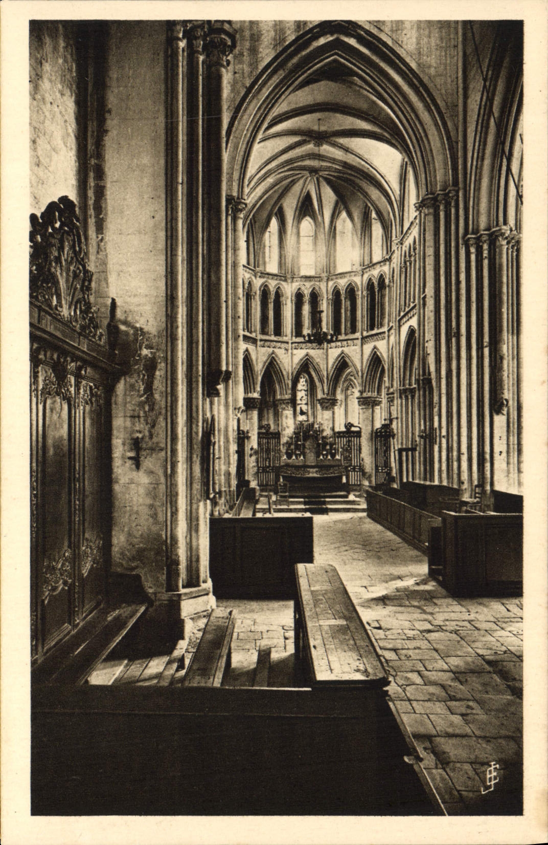 CPA Eglise de Norrey en Bessin pres Caen Calvados monument historique XIII siecle le Choeur vu de la