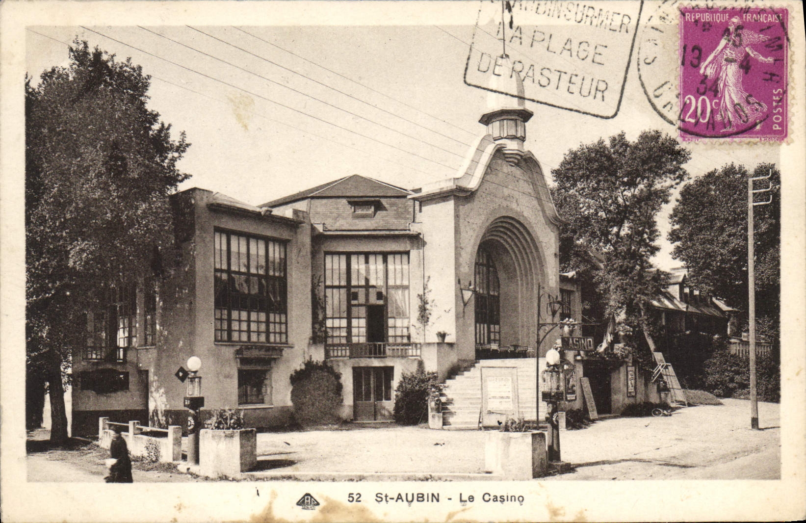 CPA St Aubin le Casino 