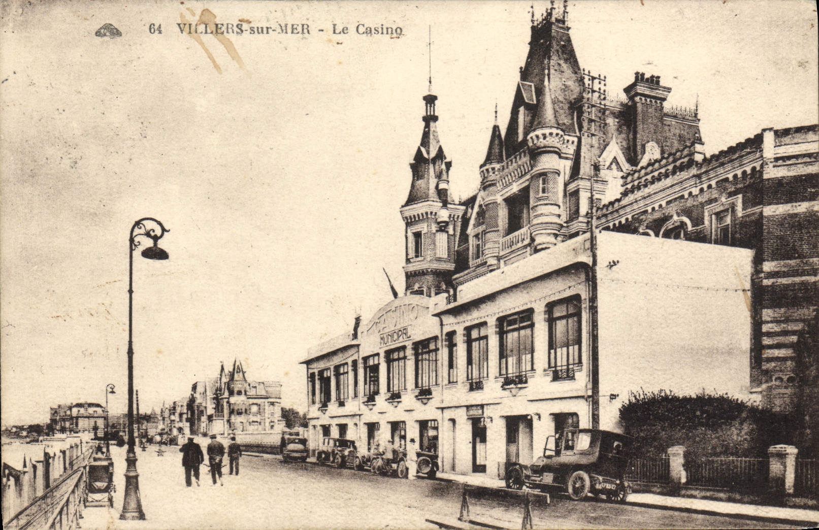 CPA Villers sur Mer le Casino 