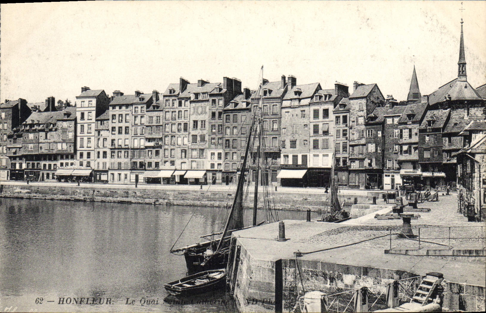 CPA Honfleur le Quai 