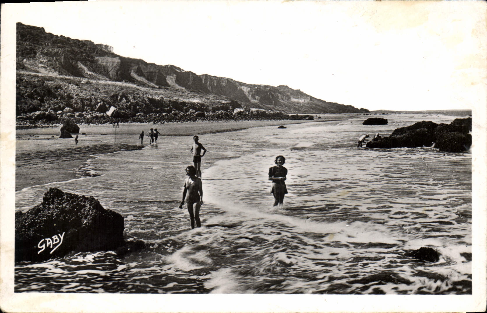 CPA Villers sur Mer Calvados les Roches Moulieres