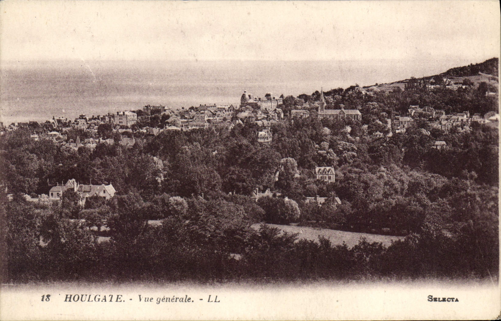 CPA Houlgate vue generale 