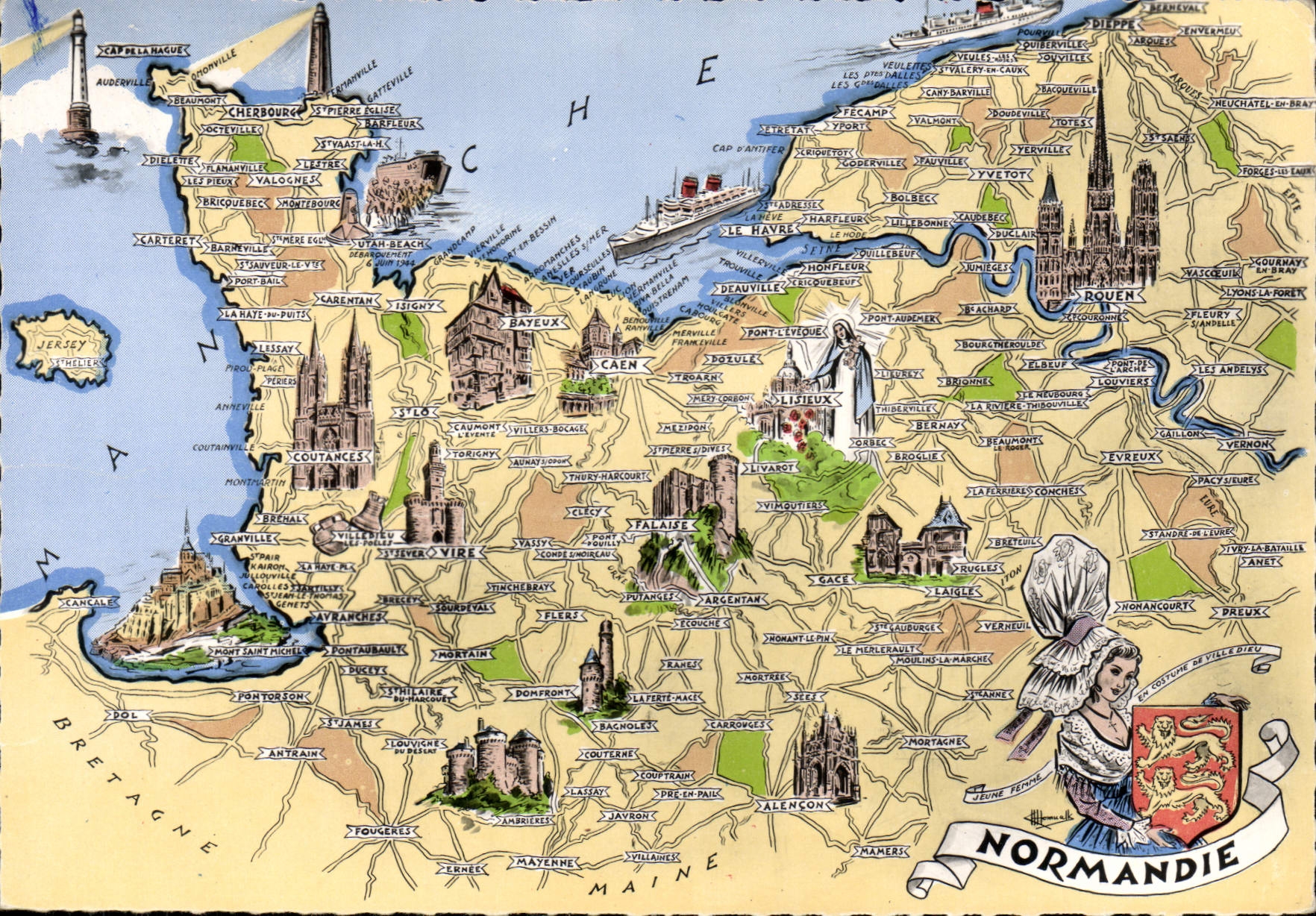 CPSM Les Provinces Francaises Normandie 