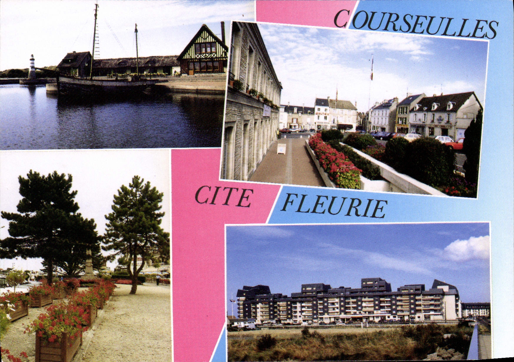 CPSM Courseulles sur Mer Calvados vues Diverses 
