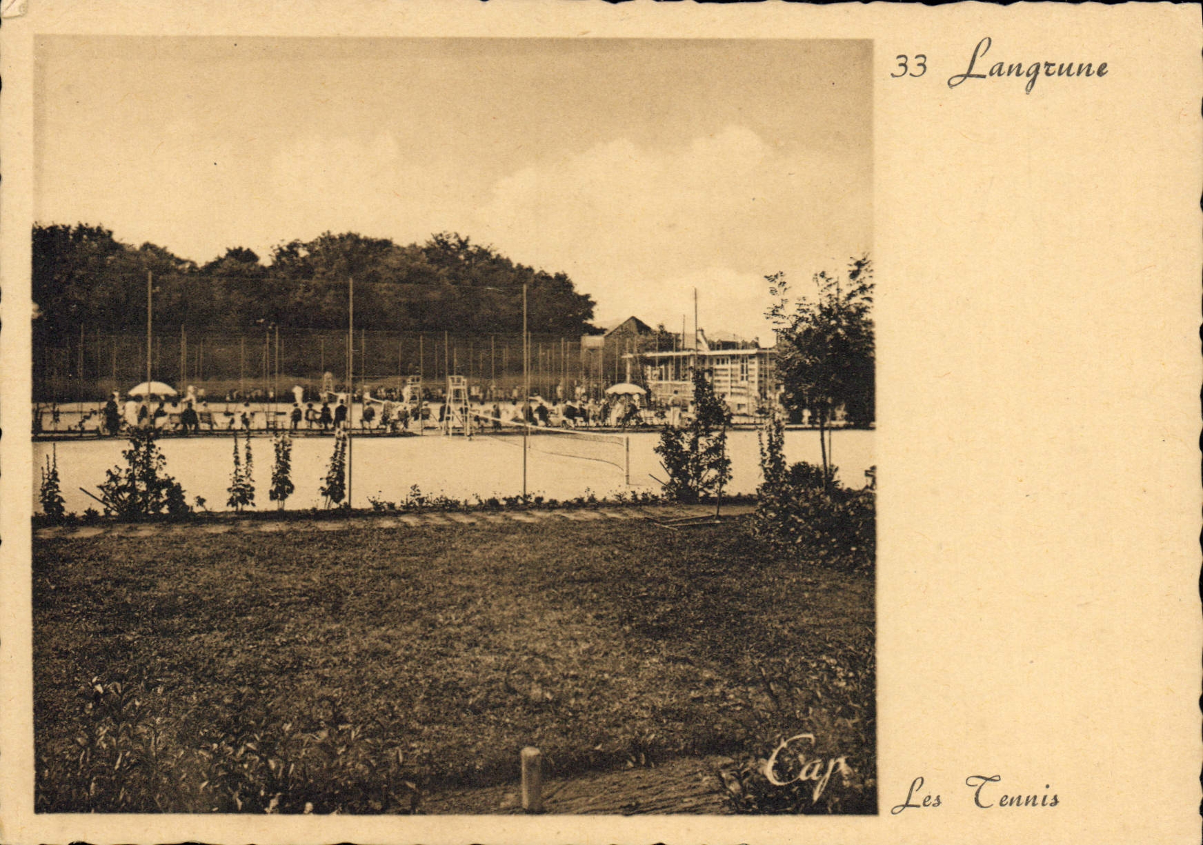 CPSM Langrune les Tennis 
