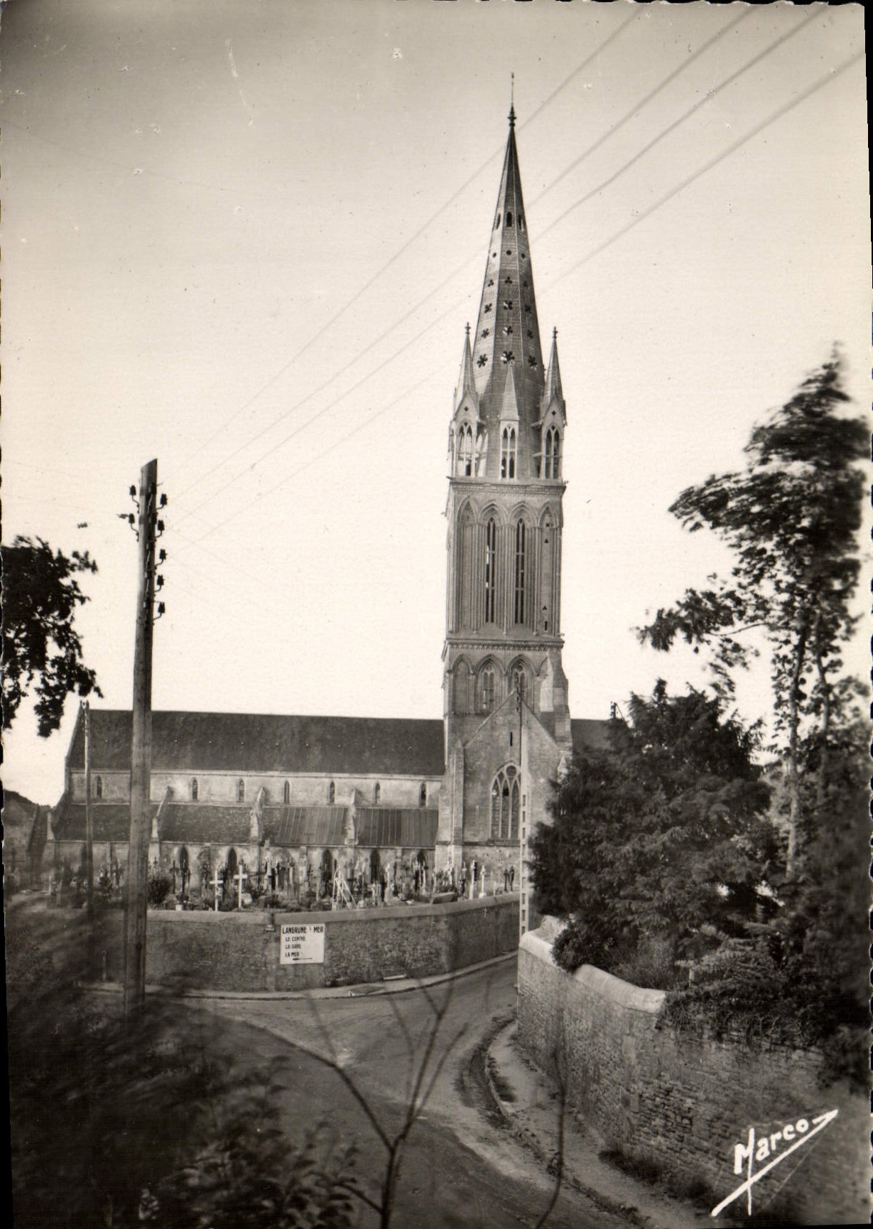 CPSM Longrune sur Mer Cal l'eglise XIII S