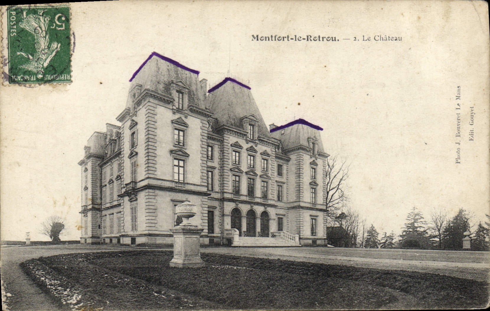 CPA Monfort le Retrou le chateau 