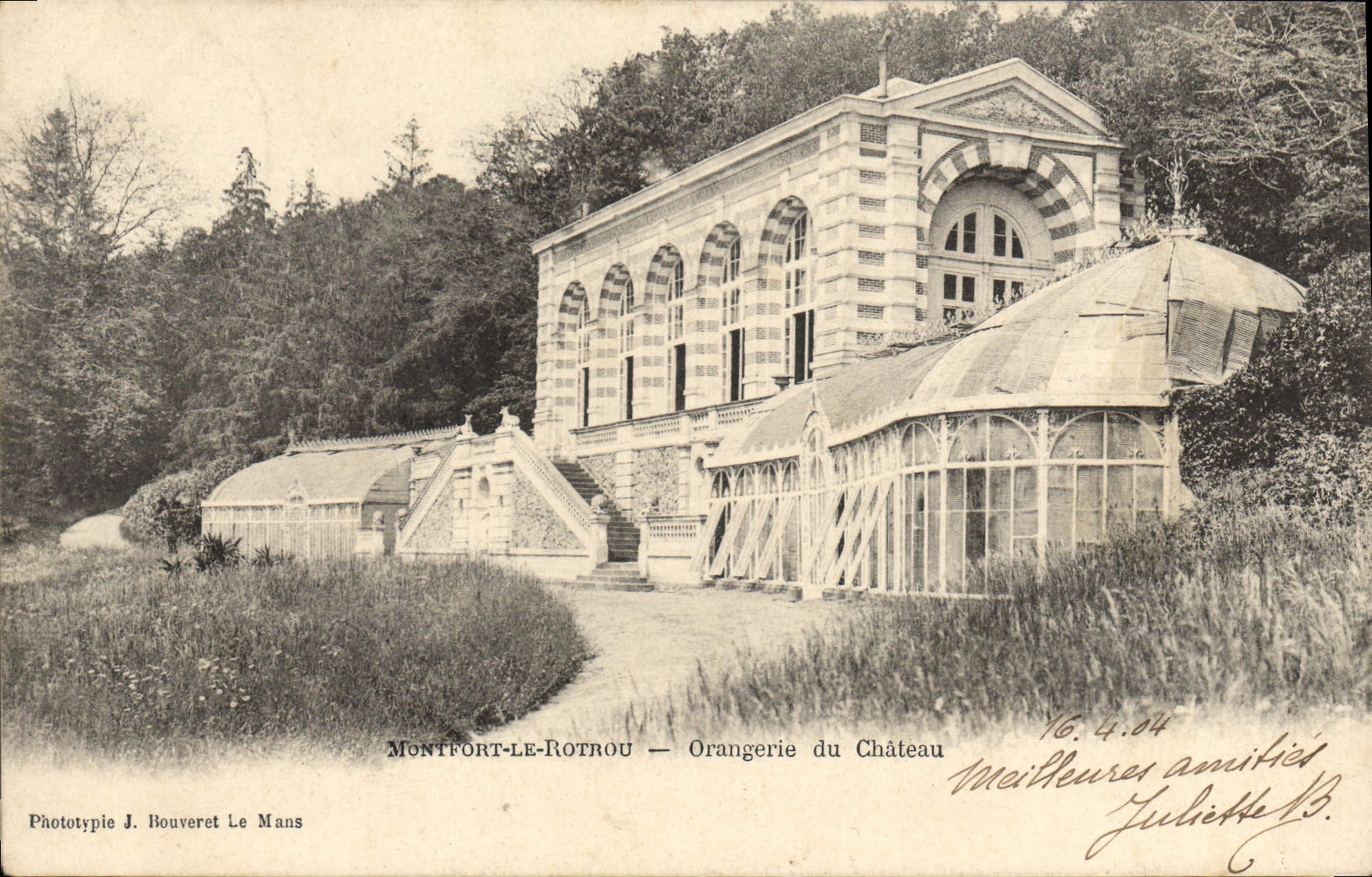 CPA Montfort le Rotrou Orangerie du chateau