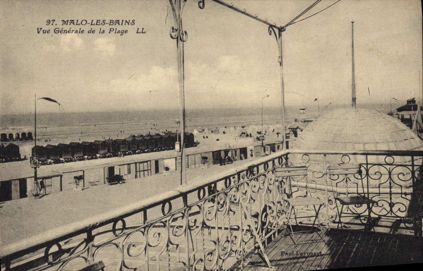 CPA Malo les Bains Vue generale de la Plage