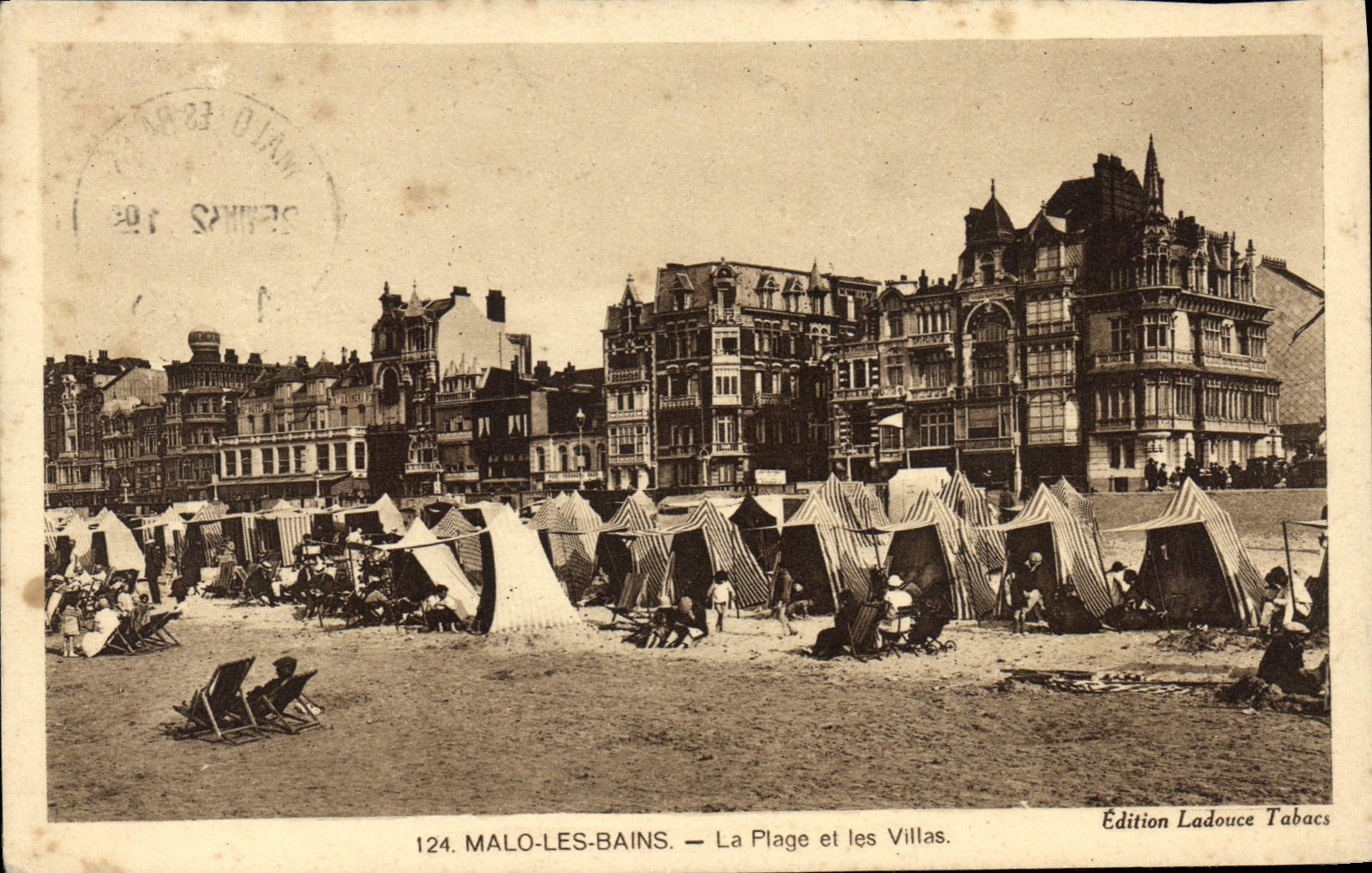 CPA Malo les Bains La Plage et les Villas